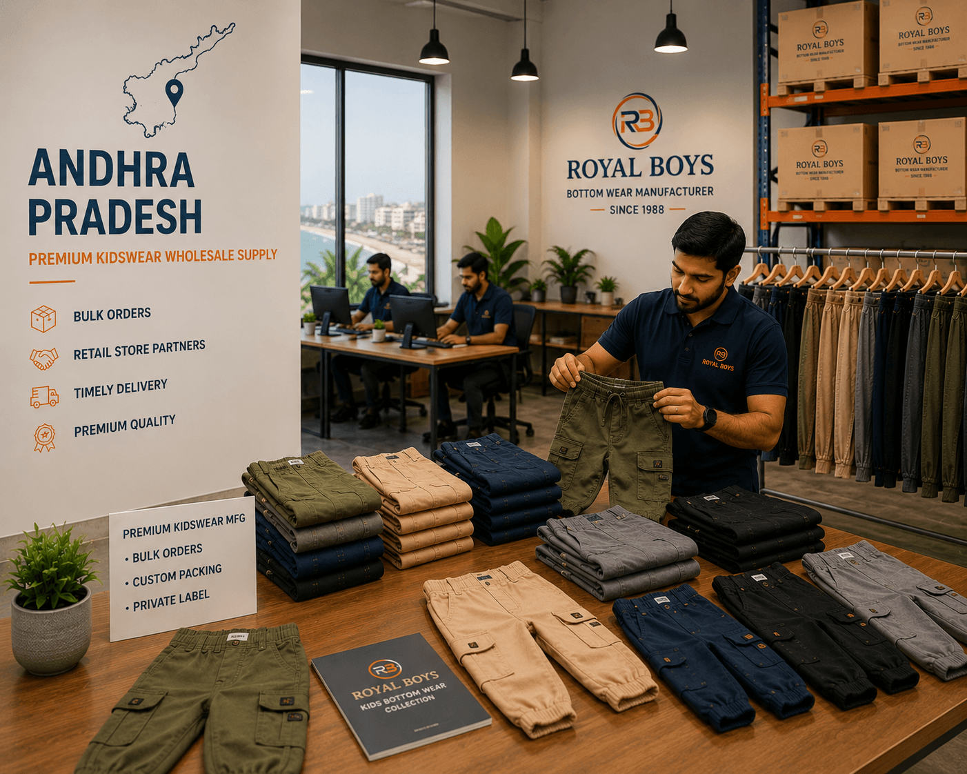 Royal Boys bottom wear supply for Andhra Pradesh