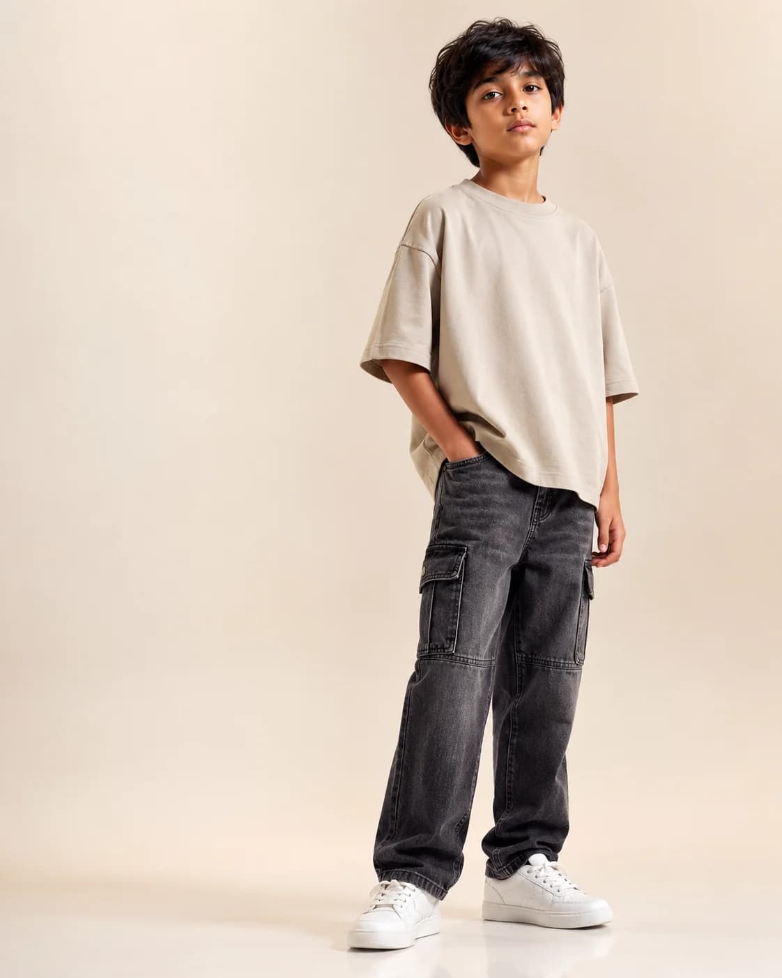 Cargo pants product detail representing Royal Boys manufacturing