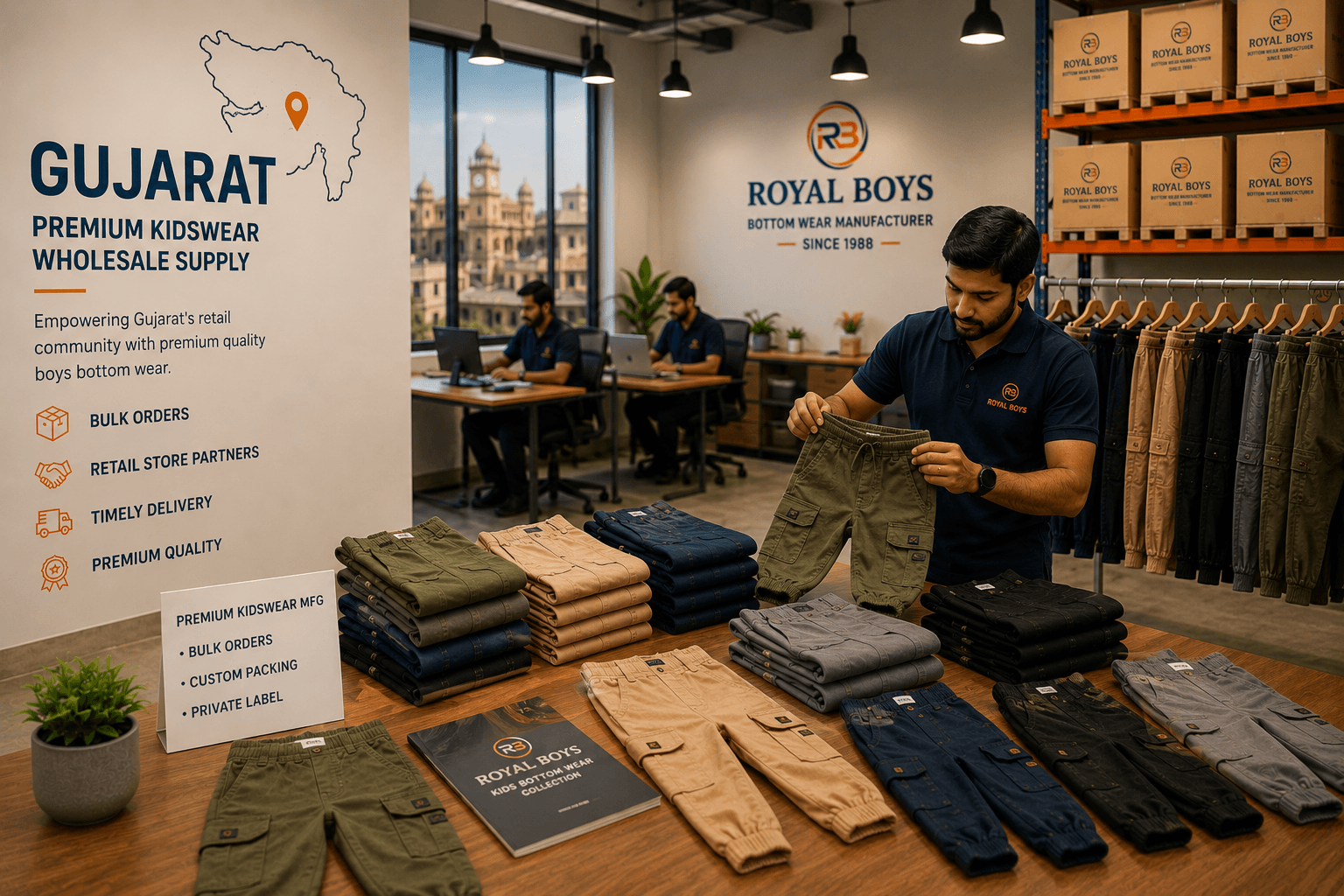 Royal Boys bottom wear supply for Gujarat