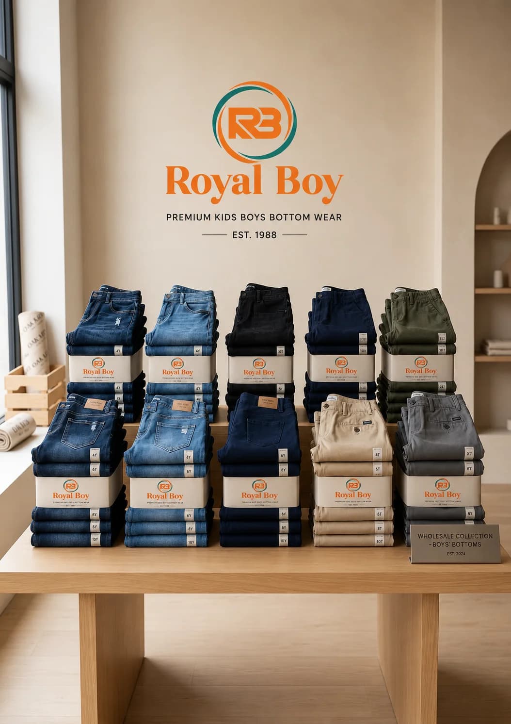 Premium boys denim collection ready for national distribution