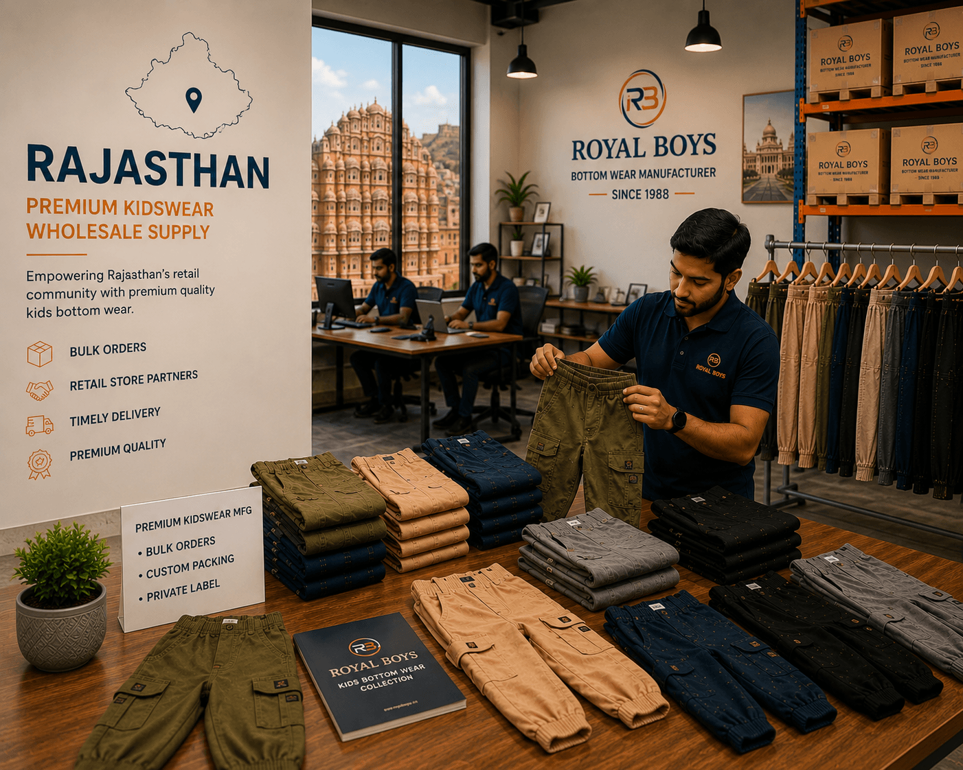 Royal Boys bottom wear supply for Rajasthan