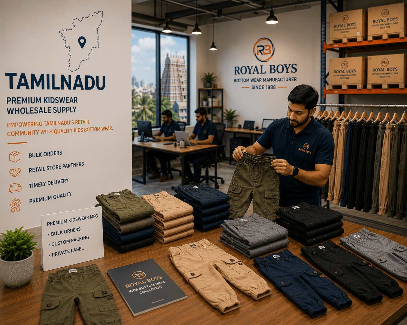Royal Boys bottom wear supply for Tamil Nadu