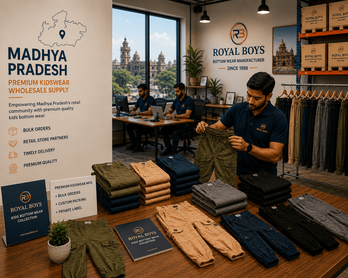 Royal Boys bottom wear supply for Madhya Pradesh